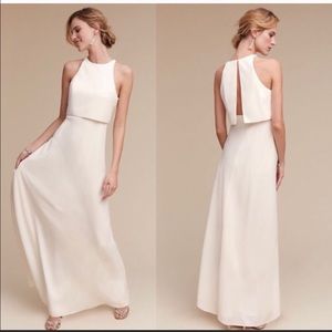BHLDN X Jill Stuart Iva Crepe Maxi